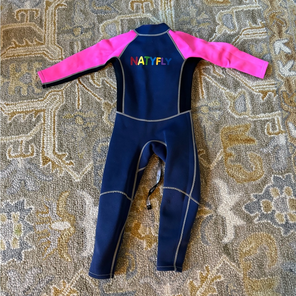 Kids Wetsuit swimming scuba Size Small blue pink surf